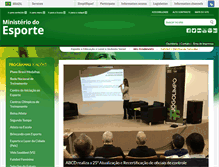 Tablet Screenshot of portal.esporte.gov.br