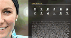 Desktop Screenshot of esporte.com.br