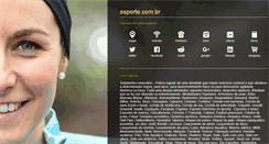Desktop Screenshot of globo.esporte.com.br